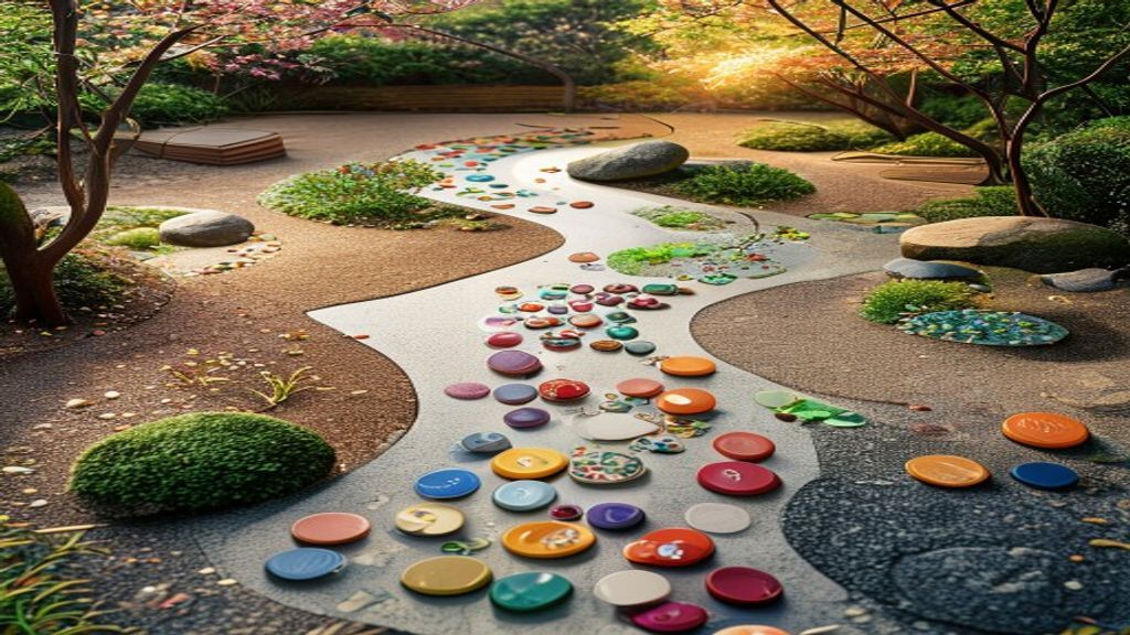 [本文IMAGE_2] comparison concept image showing two paths diverging, one path with scattered colorful items representing va
