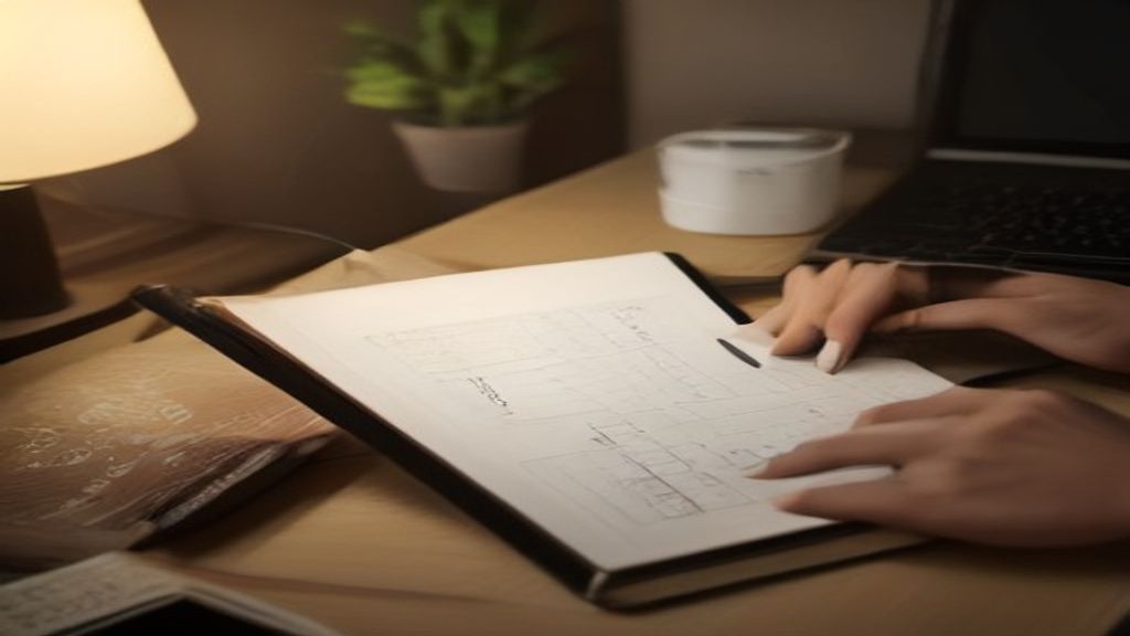 [本文IMAGE_3] person's hands typing on keyboard with notebook and pen beside laptop, content editing work in progress, war