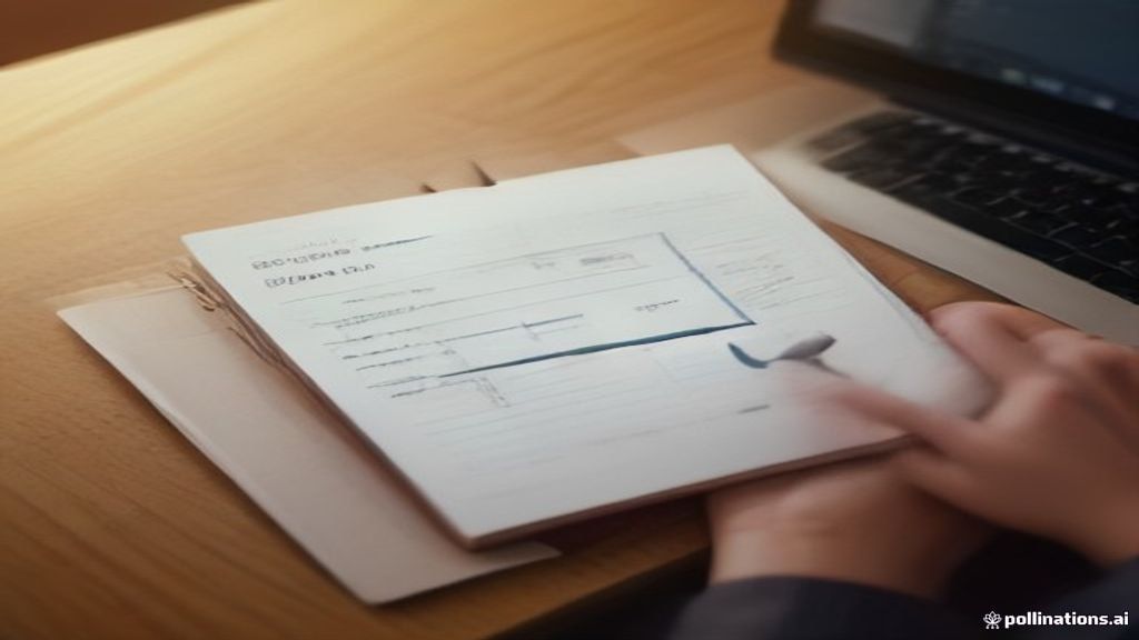 [本文IMAGE_2] close-up of hands writing in notebook with income tracking spreadsheet on laptop screen, japanese style desk